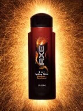 NEW Axe heat igniting citrus 2 in 1 shampoo conditioner 1.7 oz
